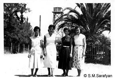 Baydzar, Sirvart and others in front of tcerampar copy