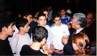 Jack with students 3